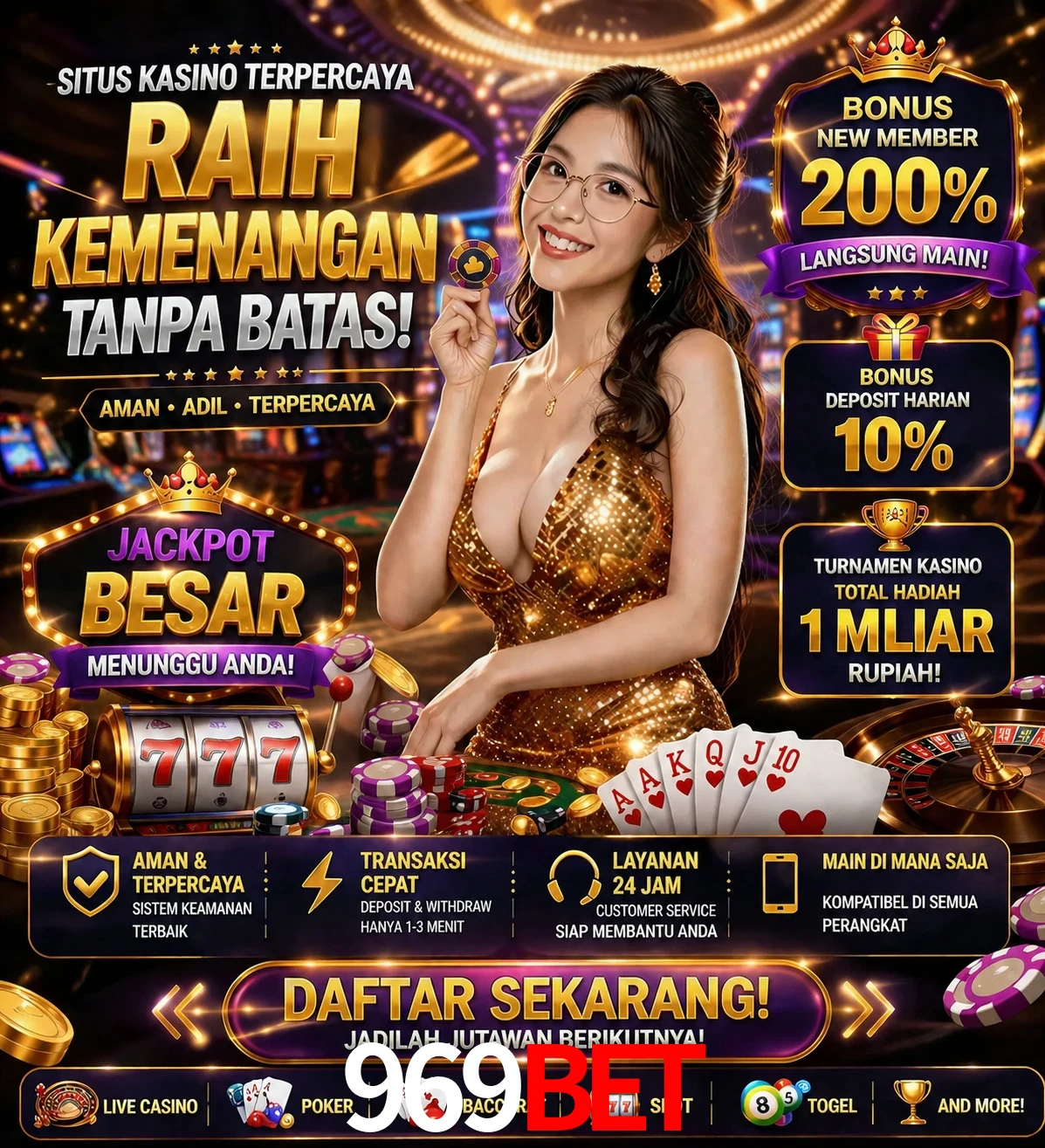 Roleta e blackjack 969bet